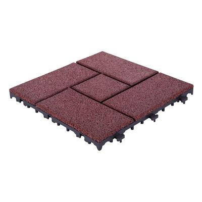 Rubber deck balcony tile XJ-SBR-RD003