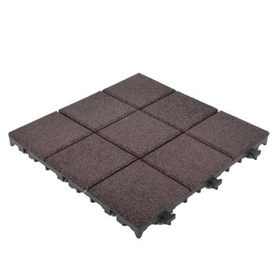 Exterior Floor rubber interlock floor XJ-SBR-DBR004