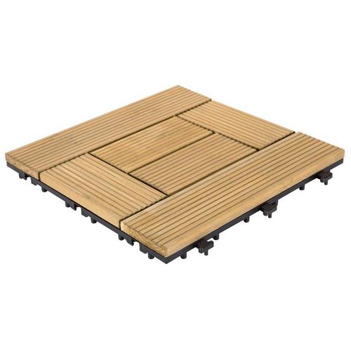 12x12 natural deck flooring wood tiles new design S6P3030BL