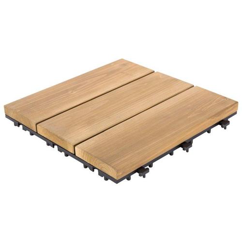 DIY tiles interlocking solid wood flooring for balcony S3P3030PH